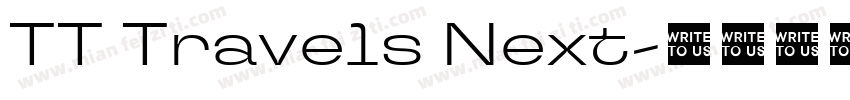 TT Travels Next字体转换
